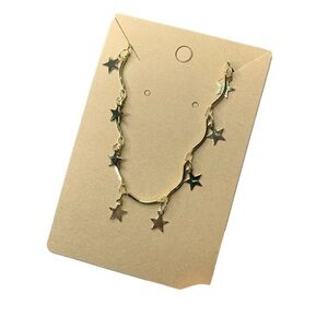 Gold star necklace